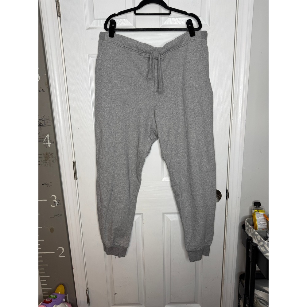 PATAGONIA NWT Men's Mahnya Fleece Gray Sweatpants Size XXL Organic Cotton Jogger